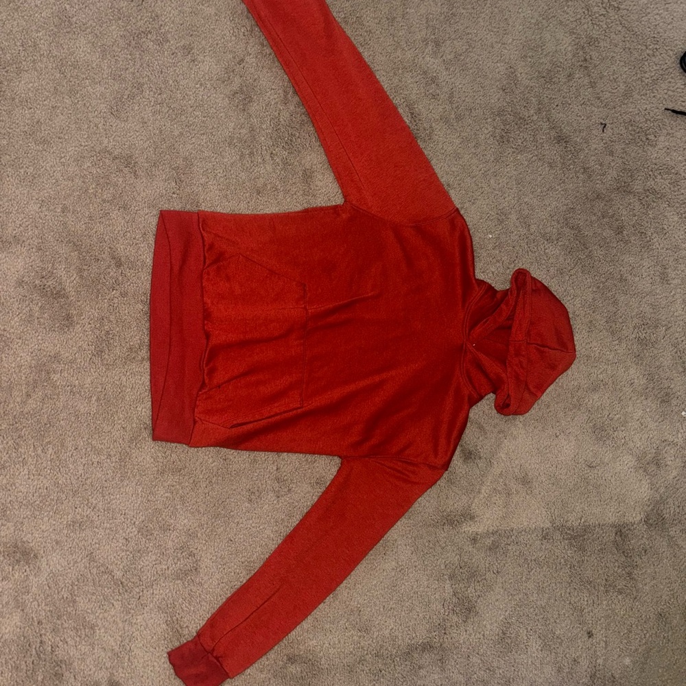 Cozy Red Hoodie Sweater